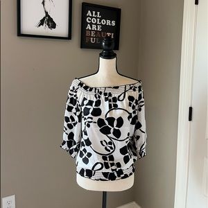 White House Black Market silk blouse